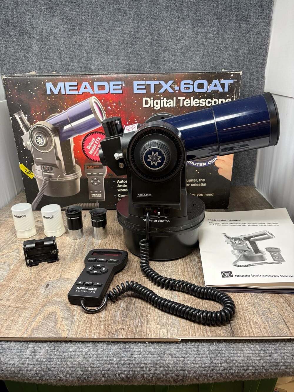Meade ETX-60AT 60mm Motorized Refractor GoTo Telescope w/ Autostar Controller